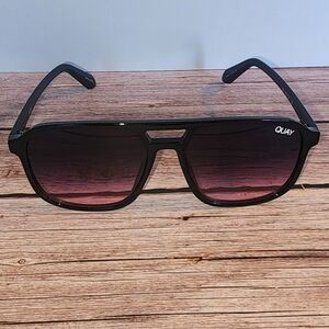 Quay On The Fly Black Sunglasses